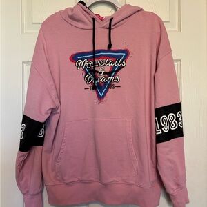 NWOT Disney Park Tokyo Pink Hoodie Neon Mousetails & Dreams Size L